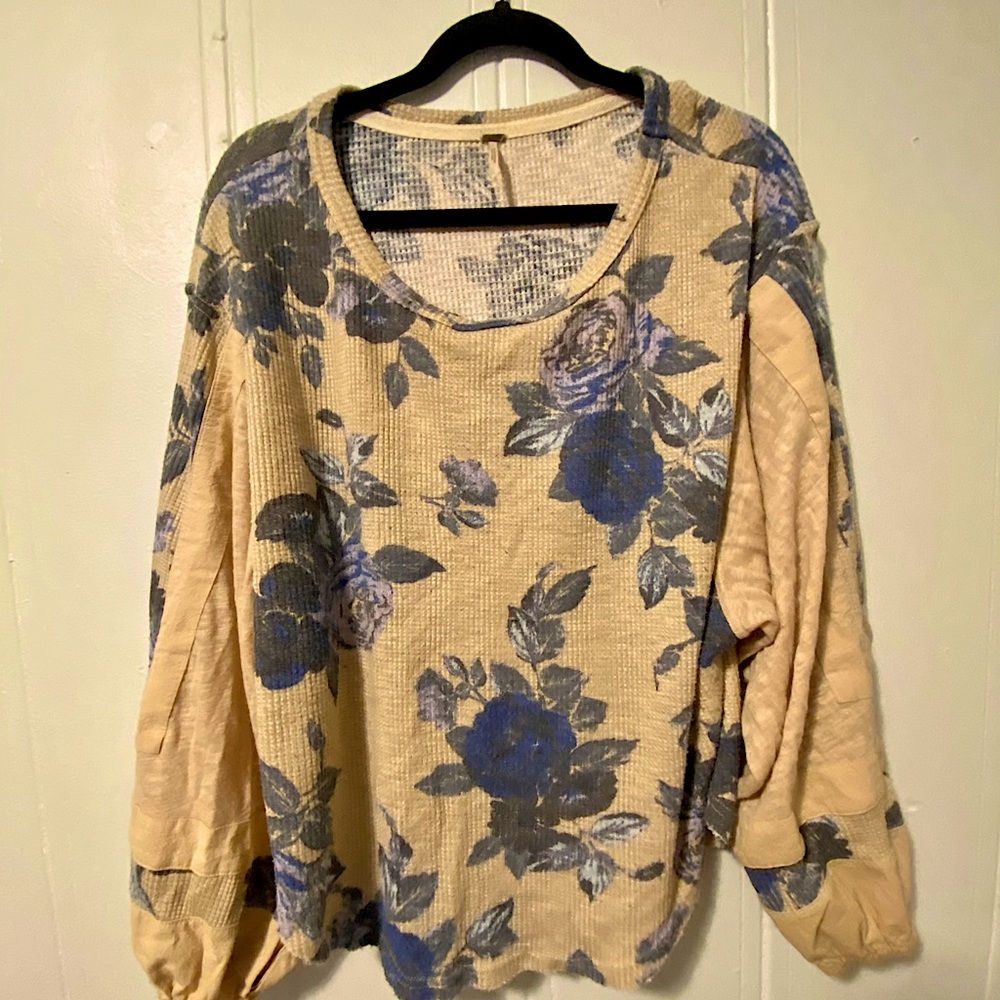 Free People Floral Top